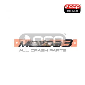 Boot lid Emblem "Mazda 3" Genuine suits Mazda 3 Sedan 2013 to 2019