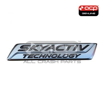 Boot lid Emblem "Skyactiv" Genuine suits Mazda 3 Sedan 2013 to 2019
