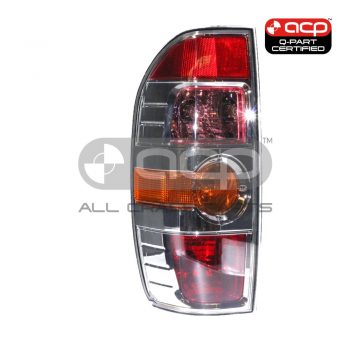 Chrome Tail Lamp Drivers Side Certified Suits Mazda BT50 UN 6/2008 to 10/2011