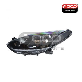 Halogen Manual Adjust Head Lamp Passenger Side Genuine Suits Mazda 2 DE 2007 to 2014