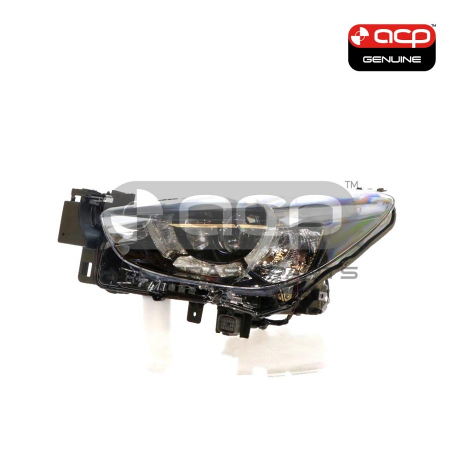 LED Manual Adjust Head Lamp Passenger Side Genuine Suits Mazda 2 DJ 2014 to 2019