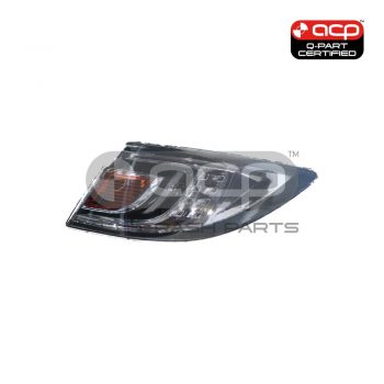 Clear Tail Lamp Drivers Side Certified Suits Mazda 6 GH 2/2008 to 3/2010