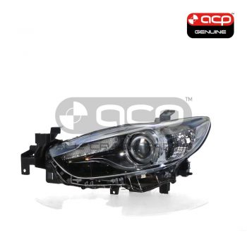 Bi-Xenon Head Lamp Passenger Side Genuine Suits Mazda 6 GJ 12/2012 to 12/2014