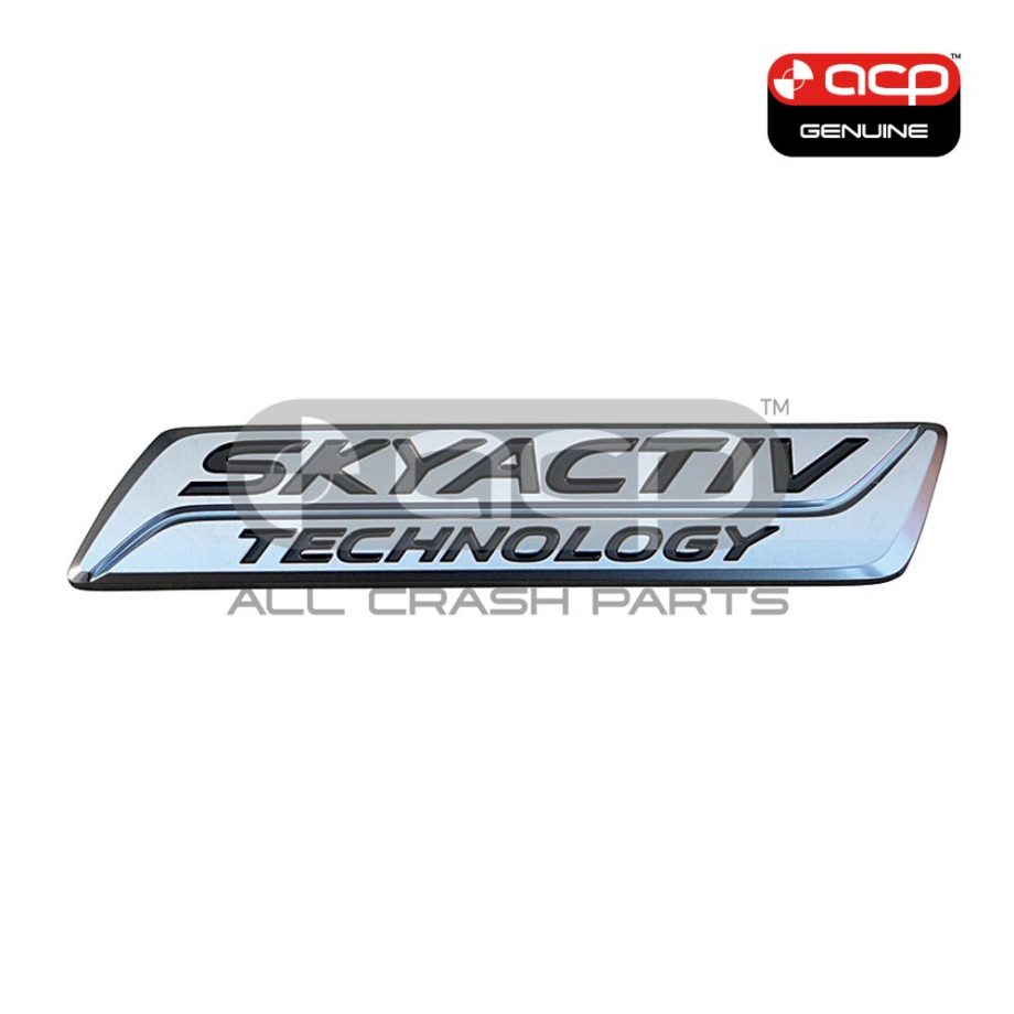 Boot lid Emblem "Skyactiv" Genuine Suits Mazda 6 GJ Sedan 2012 to 2016