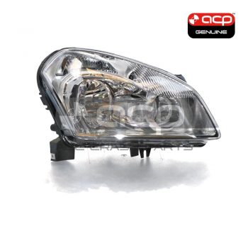 Head Lamp Drivers Side Genuine Suits Nissan Dualis J10 2007 to 2009
