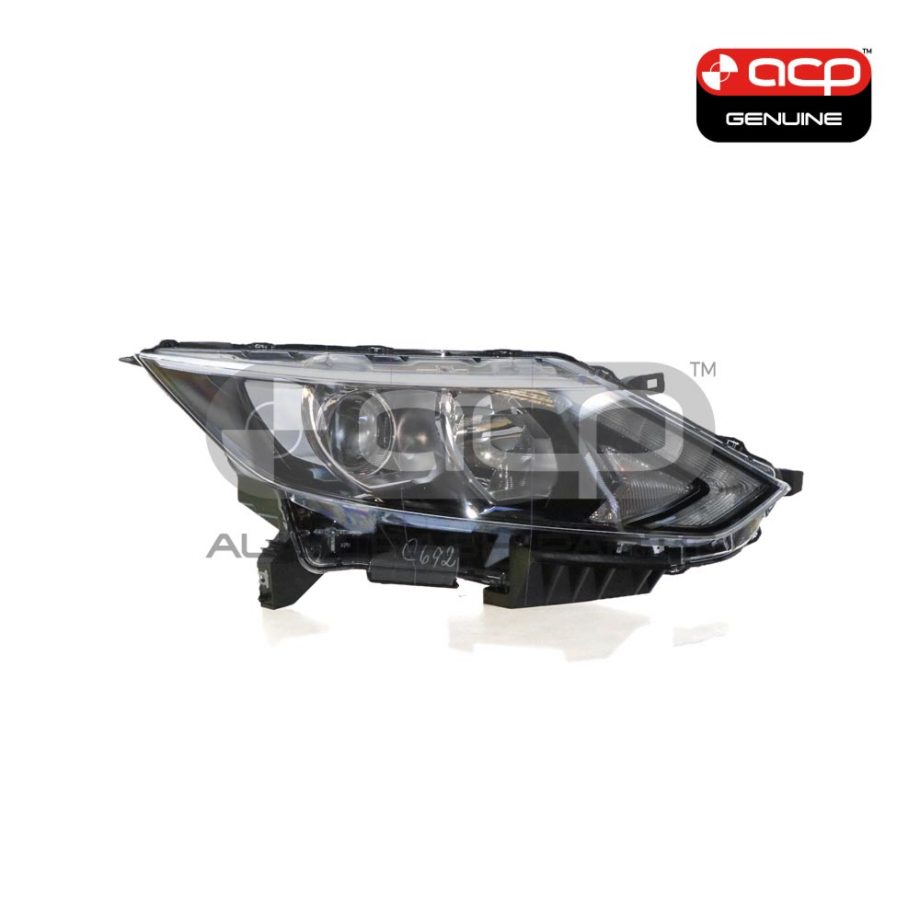 Halogen Head Lamp Drivers Side Genuine Suits Nissan Qashqai J11 2014 to 2017