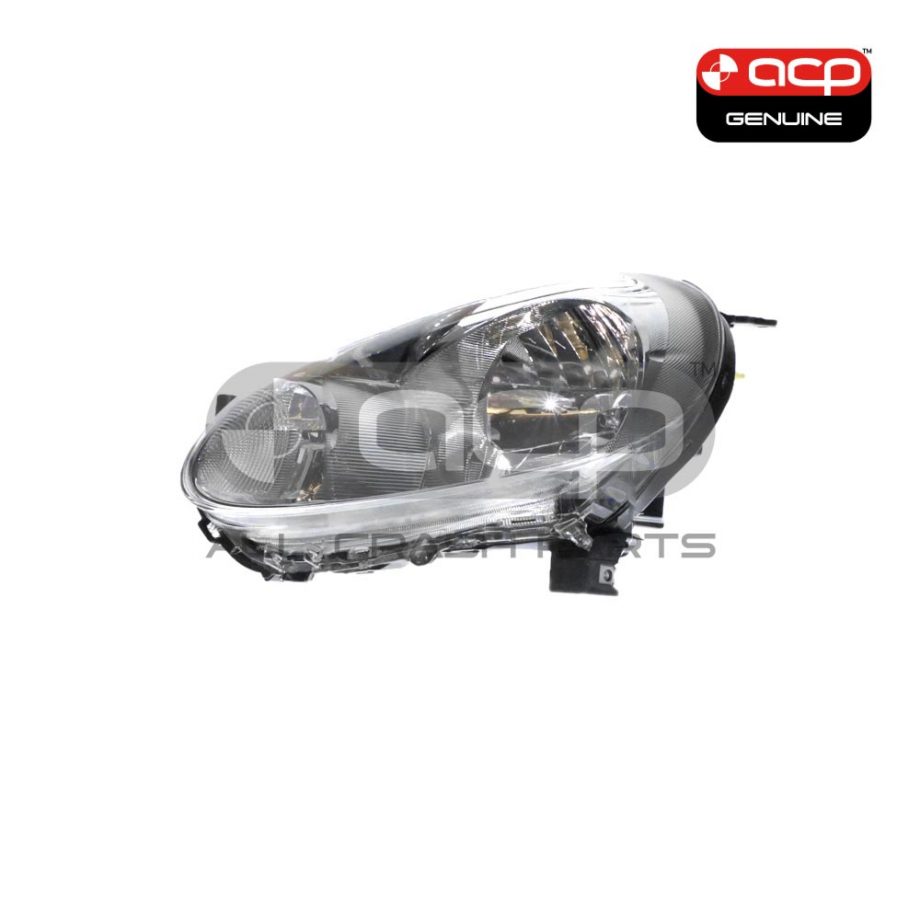 Halogen Head Lamp Passenger Side Genuine Suits Nissan Micra K13 2010 to 2013