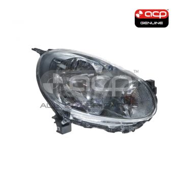 Halogen Head Lamp Passenger Side Genuine Suits Nissan Micra K13 2013 to 2015