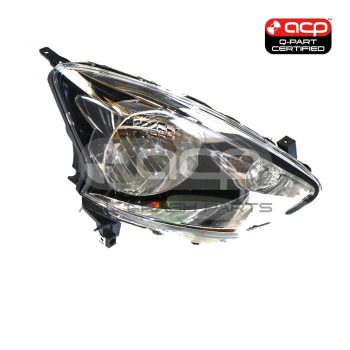 Halogen Head Lamp Drivers Side Certified Suits Nissan Micra K13 2015 to 2016