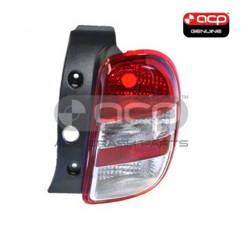 Tail Lamp Drivers Side Genuine Suits Nissan Micra K13 2010 to 2013