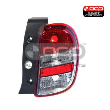 Tail Lamp Drivers Side Certified Suits Nissan Micra K13 2010 to 2013