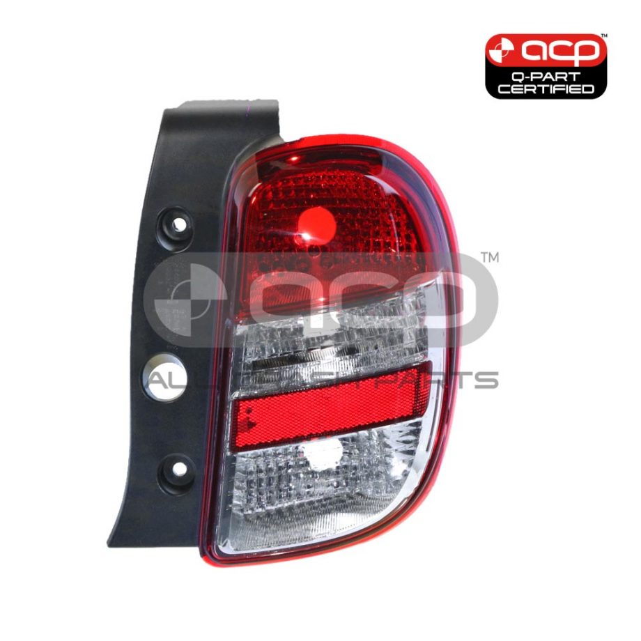 Tail Lamp Drivers Side Certified Suits Nissan Micra K13 2010 to 2013