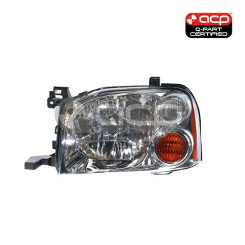 Halogen Head Lamp Passenger Side Certified Suits Nissan Navara D22 2001 to 2015