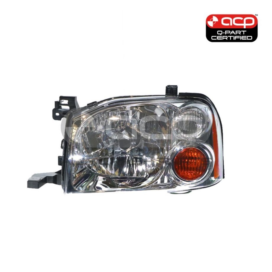 Halogen Head Lamp Passenger Side Certified Suits Nissan Navara D22 2001 to 2015