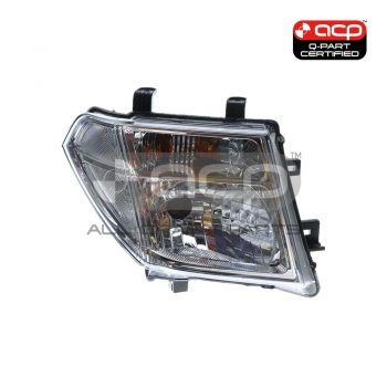 Head Lamp Drivers Side Certified Suits Nissan Navara D40 2008 to 2015