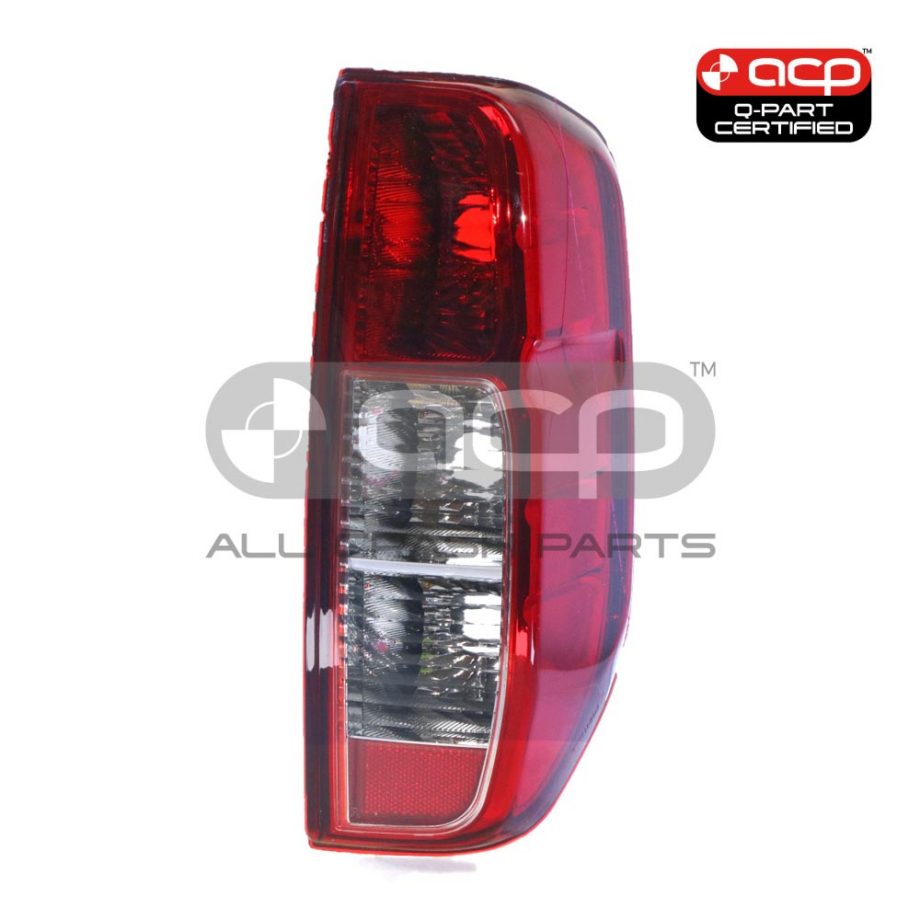 Red/Clear Tail Lamp Drivers Side Certified Suits Nissan Navara D40 2005 to 2015
