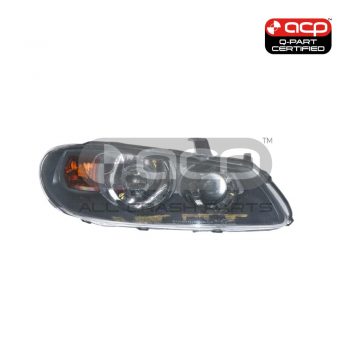 Grey Head Lamp Drivers Side Certified Suits Nissan Pulsar N16 9/2002 to 1/2006