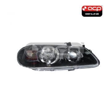 Black Head Lamp Drivers Side Genuine Suits Nissan Pulsar N16 9/2002 to 1/2006