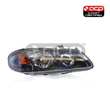 Black Head Lamp Drivers Side Certified Suits Nissan Pulsar N16 9/2002 to 1/2006