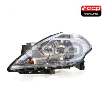 Halogen Head Lamp Passenger Side Genuine Suits Nissan Tiida C11 2/2006 to 11/2009