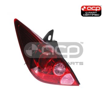 Tail Lamp Passenger Side Certified Suits Nissan Tiida C11 Hatch 2/2006 to 11/2009