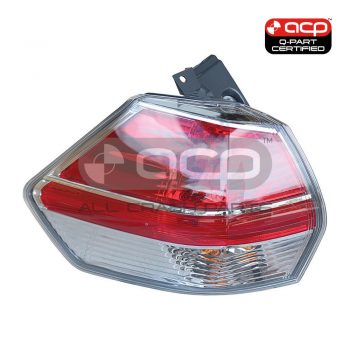 Red/Clear Tail Lamp Passenger Side Certified suits Nissan X-Trail T32