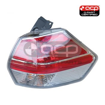 Red/Clear Tail Lamp Drivers Side Certified suits Nissan X-Trail T32