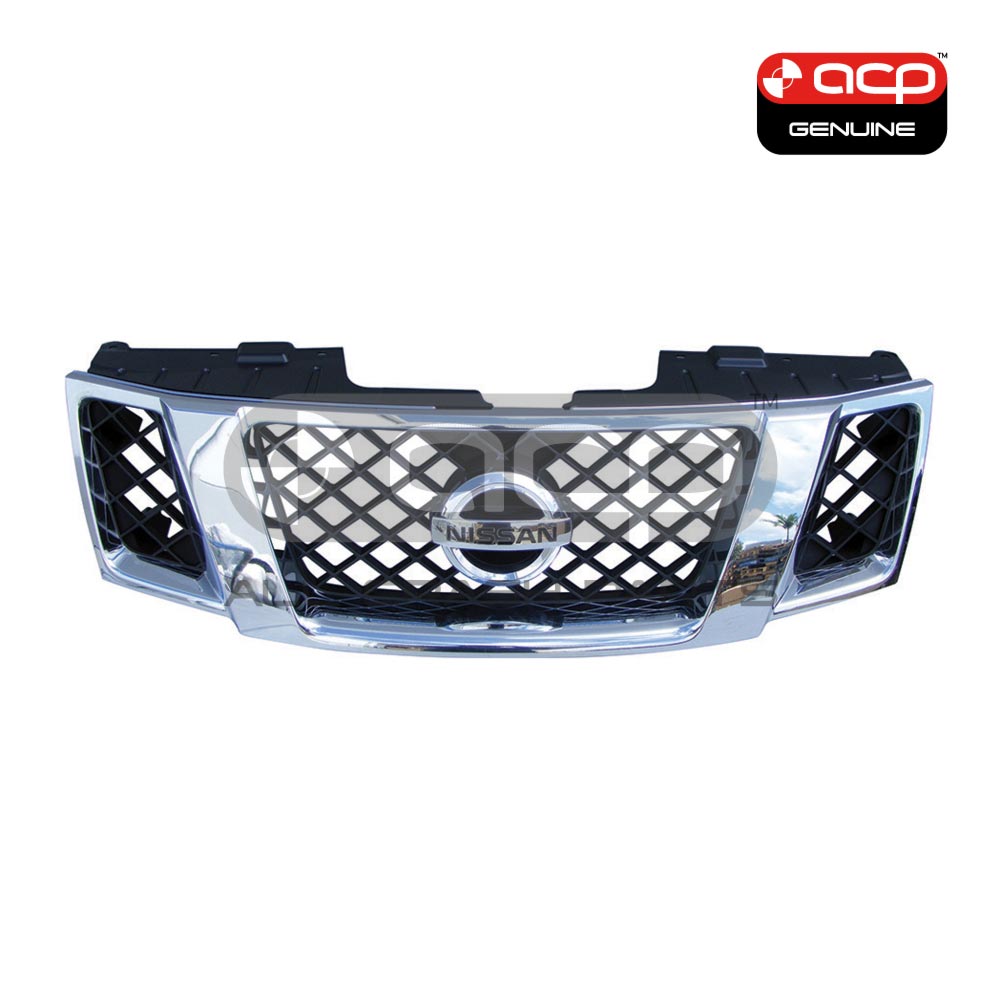 Chrome Grille Genuine suits Nissan Navara D40 & Pathfinder R51