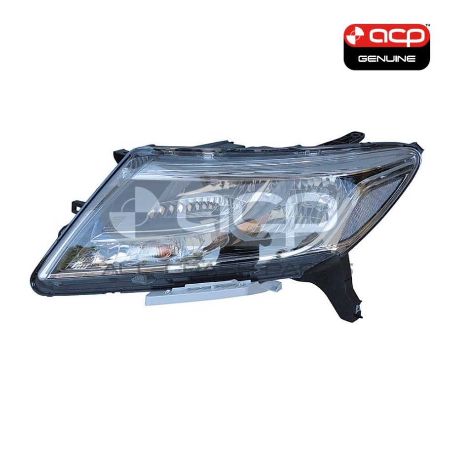 Halogen Head Lamp Passenger Side Genuine Suits Nissan Pathfinder R52 2013 to 2017