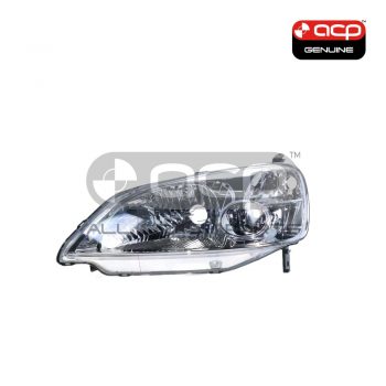 Head Lamp Passenger Side Genuine Suits Honda Civic ES 2003 to 2004