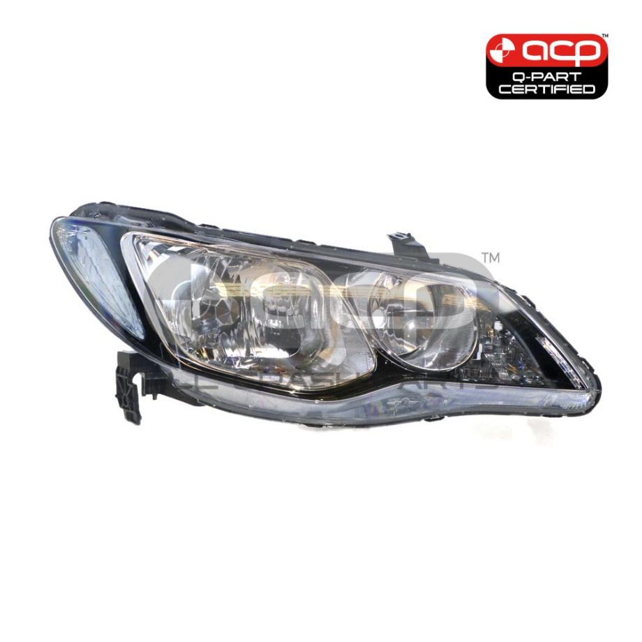 Head Lamp Drivers Side Certified Suits Honda Civic 8th Generation FD 2006 to 2008