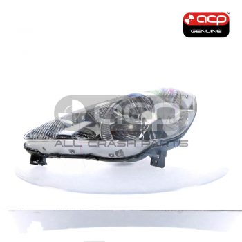 Chrome Head Lamp Passenger Side Genuine Suits Honda Jazz VTi/VTi-S GD 2002 to 2004