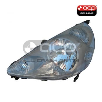 Chrome Head Lamp Passenger Side Genuine Suits Honda Jazz VTi/VTi-S GD 2004 to 2008