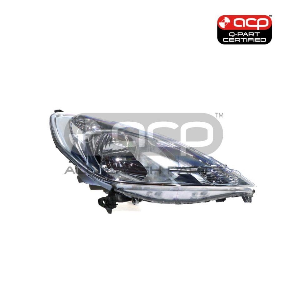 Halogen Manual Adjust Head Lamp Drivers Side Certified Suits Honda Jazz GE 2013 to 2014