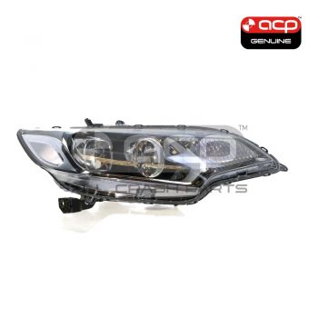 Halogen/LED Head Lamp Drivers Side Genuine Suits Honda Jazz GF 2014 to 2017