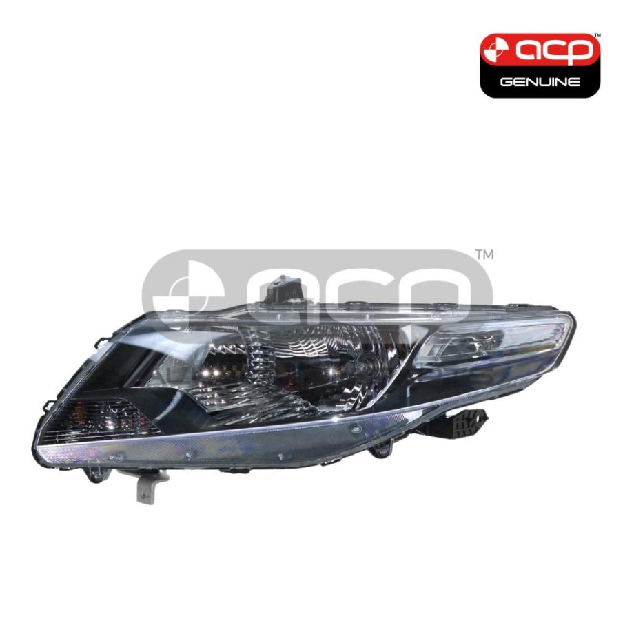 Halogen Manual Adjust Head Lamp Passenger Side Genuine Suits Honda City GM 2009 to 2013