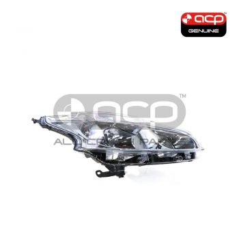 Halogen Manual Adjust Head Lamp Drivers Side OES Suits Peugeot 208 A9 2012 to 2015