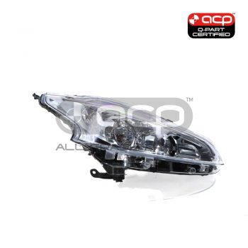 Projector Electric Adjust Head Lamp Drivers Side Certified Suits Peugeot 208 A9 2012 to 2015