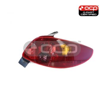 Tail Lamp Drivers Side Certified Suits Peugeot 206 XR 2003 to 2006