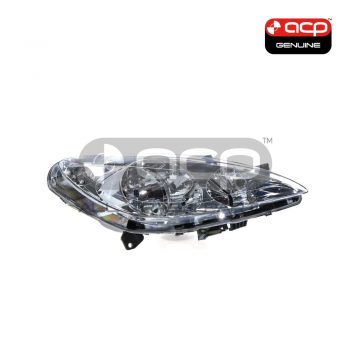 Halogen Head Lamp Drivers Side OES Suits Peugeot 307 T5 with Fog Lights 2001 to 2005