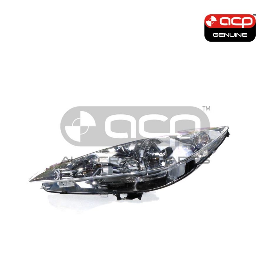 Halogen Head Lamp Passenger Side Genuine Suits Peugeot 308 T7 Coupe 2008 to 2011