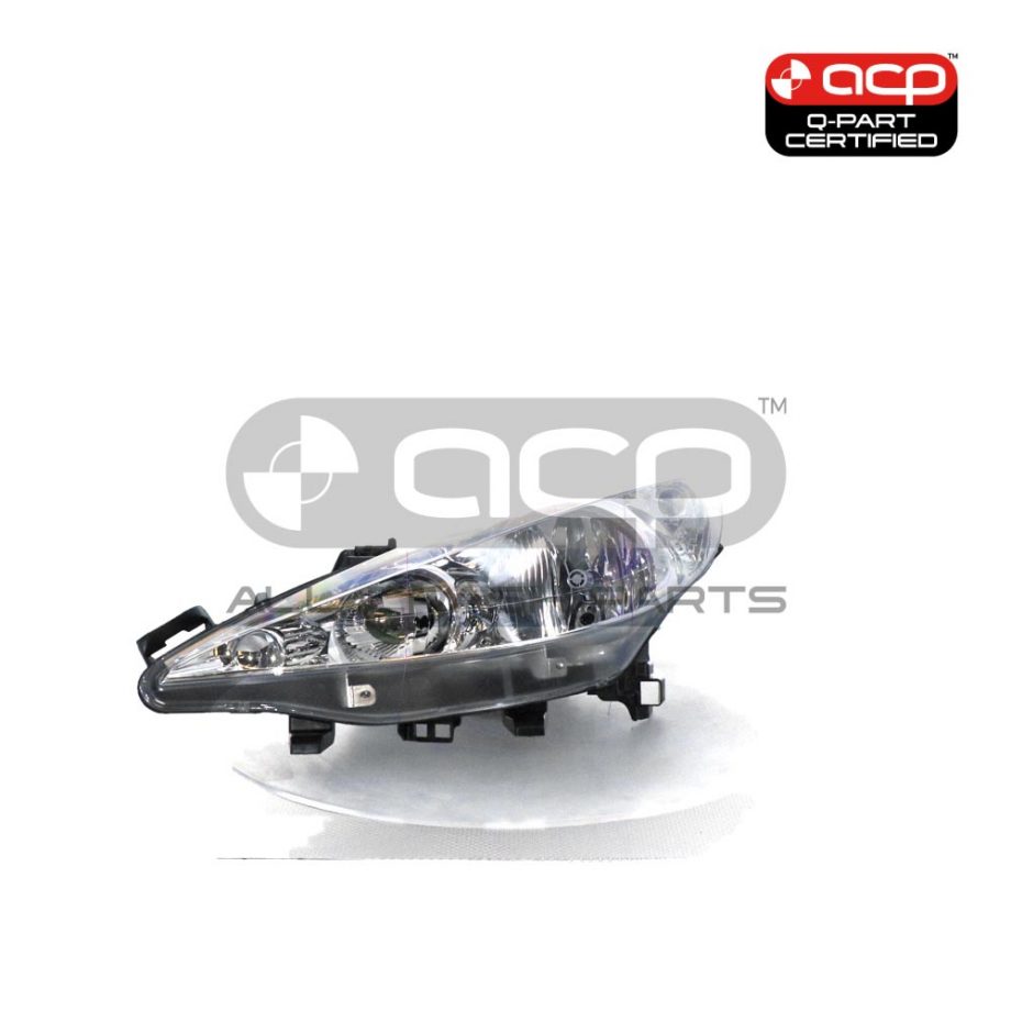 Head Lamp Passenger Side Certified Suits Peugeot 207 XR A7 2007 to 2009