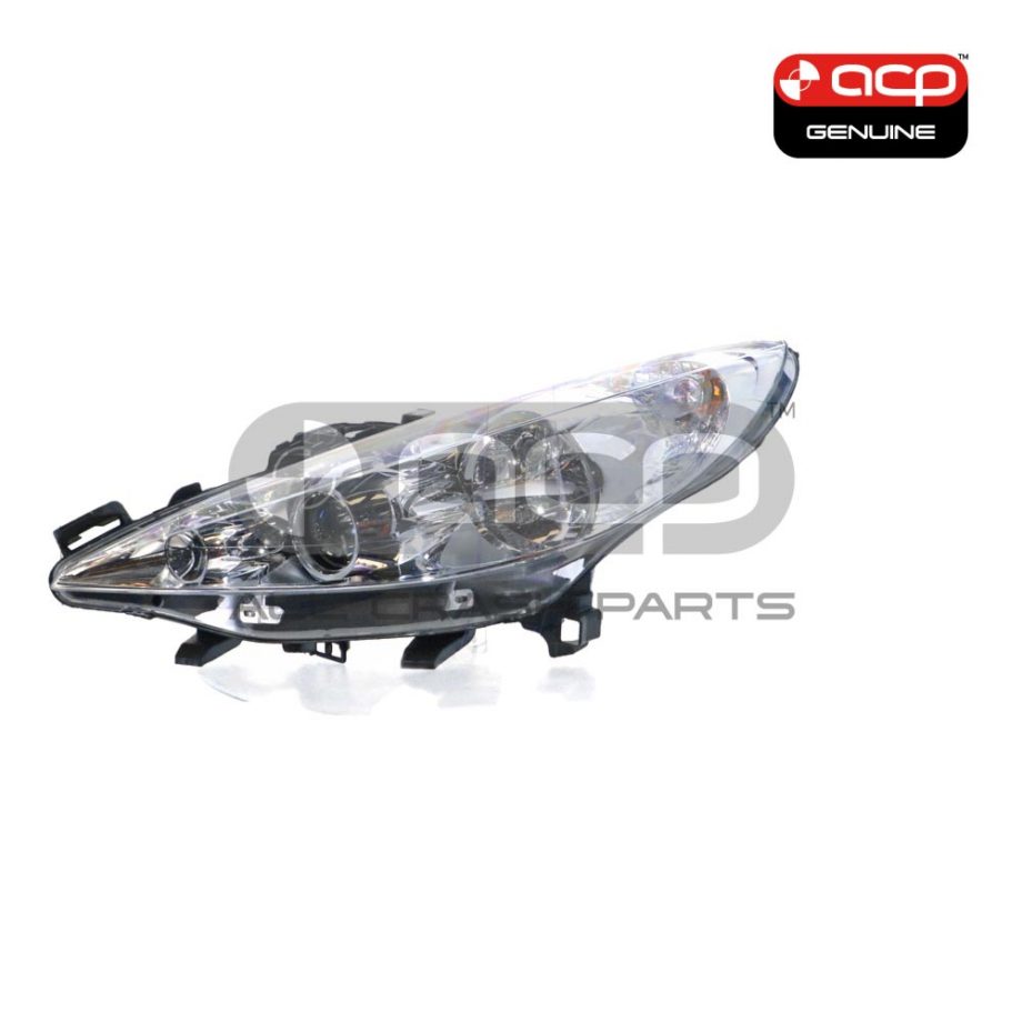 Head Lamp Passenger Side OES  Suits Peugeot 207 GT/GTI/XT/XE A7 2007 to 2012