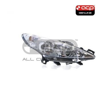 Head Lamp Drivers Side OES  Suits Peugeot 207 A7 GT/GTI/XT/XE 2007 to 2012