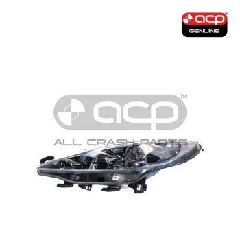 Head Lamp Passenger Side OES  Suits Peugeot 207 GT/GTI/XT/XE A7 2007 to 2009