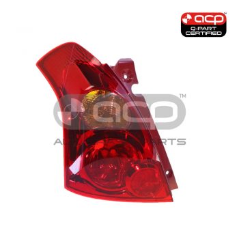 Red Tail Lamp Passenger Side Certified Suits Suzuki Swift RS416 2005 to 2010
