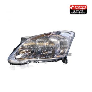 Halogen Head Lamp Passenger Side Certified Suits Toyota Corolla ZZE122R 2004 to 2007