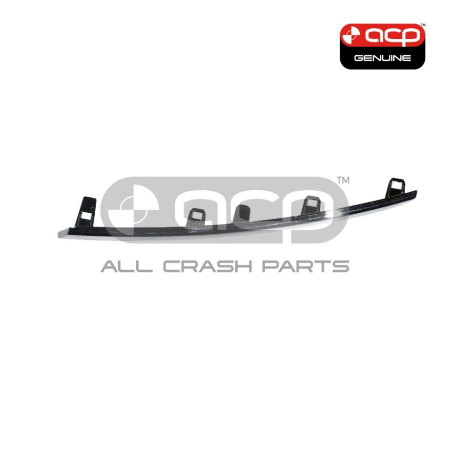 Chrome Upper Grille Mould Passenger Side Genuine suits Toyota Corolla 4/2010 to 12/2013