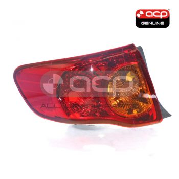Tail Lamp Passenger Side Genuine Suits Toyota Corolla ZRE152R Sedan 3/2007 to 4/2010