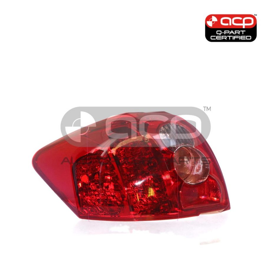 Tail Lamp Passenger Side Certified Suits Toyota Corolla ZRE152R 2007 to 2009